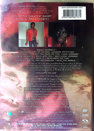 Michael Jackson - Video Greatest Hits History DVD