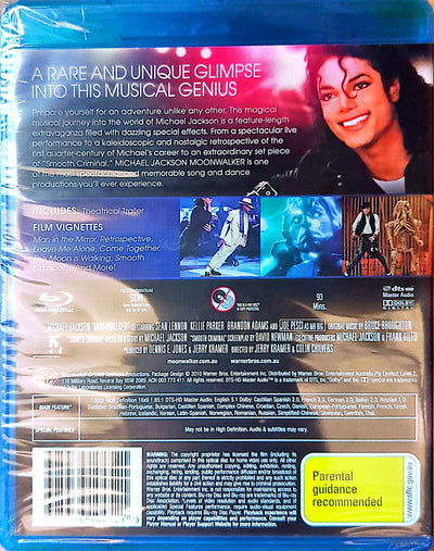 Michael Jackson - Moonwalker Bluray DVD