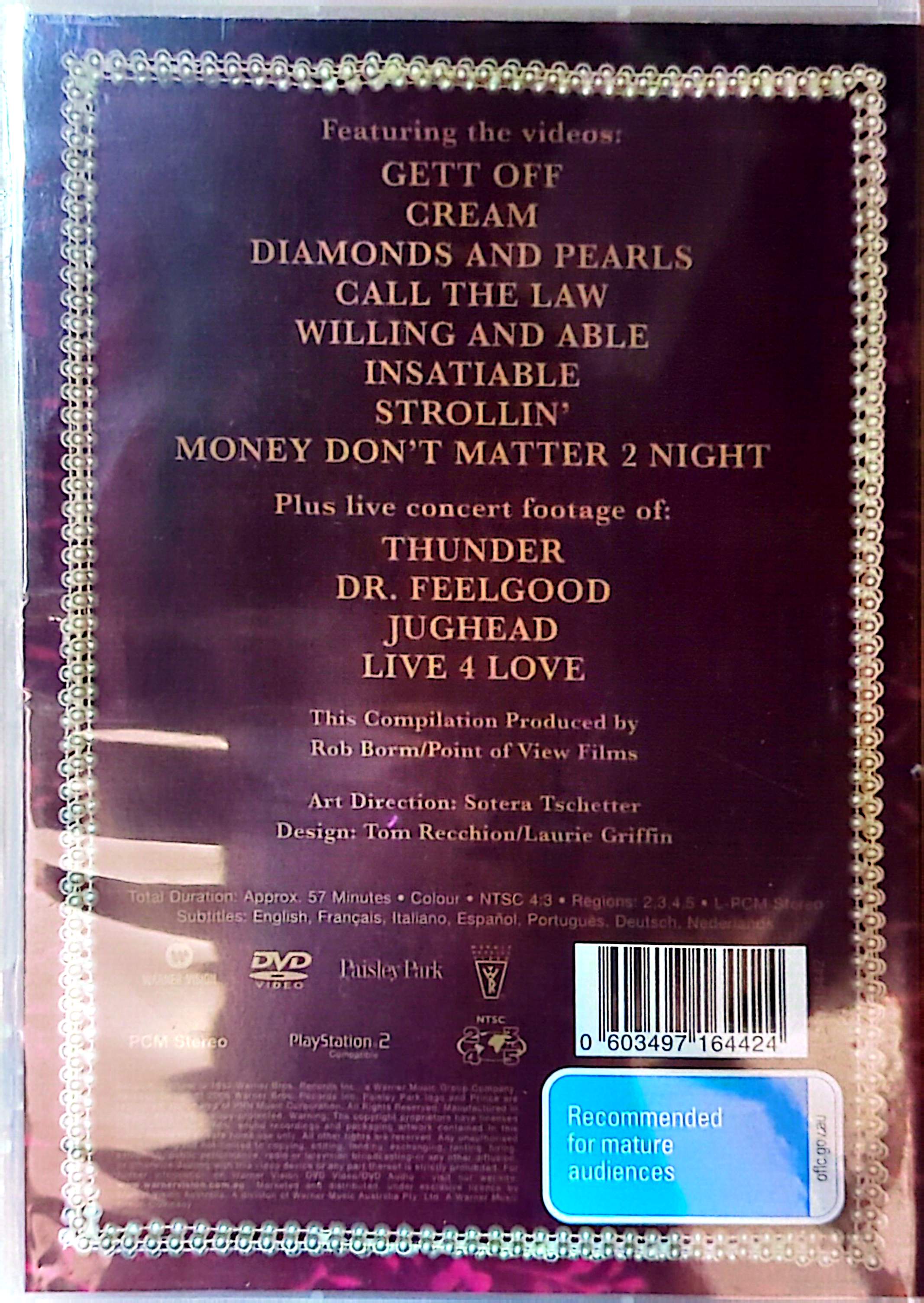 Prince and the New Power Generation - Diamonds and Pearls DVD