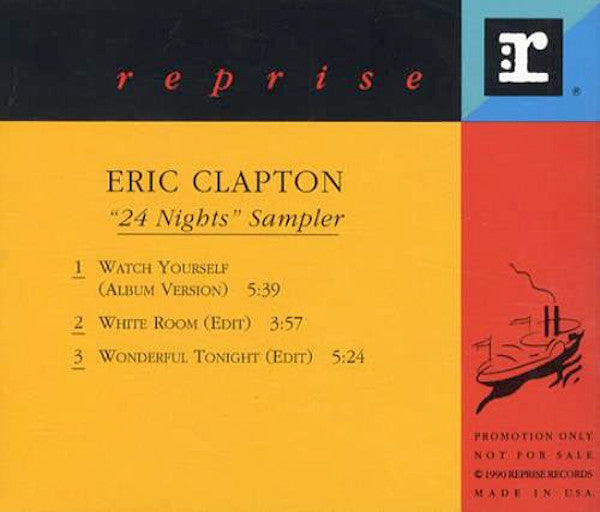 Eric Clapton - 24 Nights Promo Sampler CD