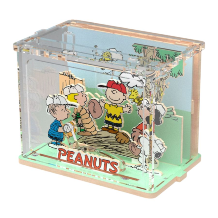 Peanuts - Snoopy Baseball Time DIY Mini Scene (47 Pcs)