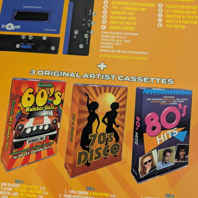 Walkman - Portable Cassette Player Blue