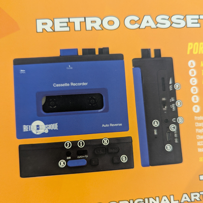 Walkman - Portable Cassette Player Blue