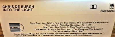 Chris De Burgh - Into The Light Cassette Tape