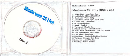 25 Years Of Mushroom Records Book & 3 Promo CDs Press Kit