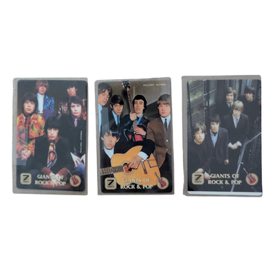 Rolling Stones - 3 x 1998 Giants Of Rock & Pop Phone Cards