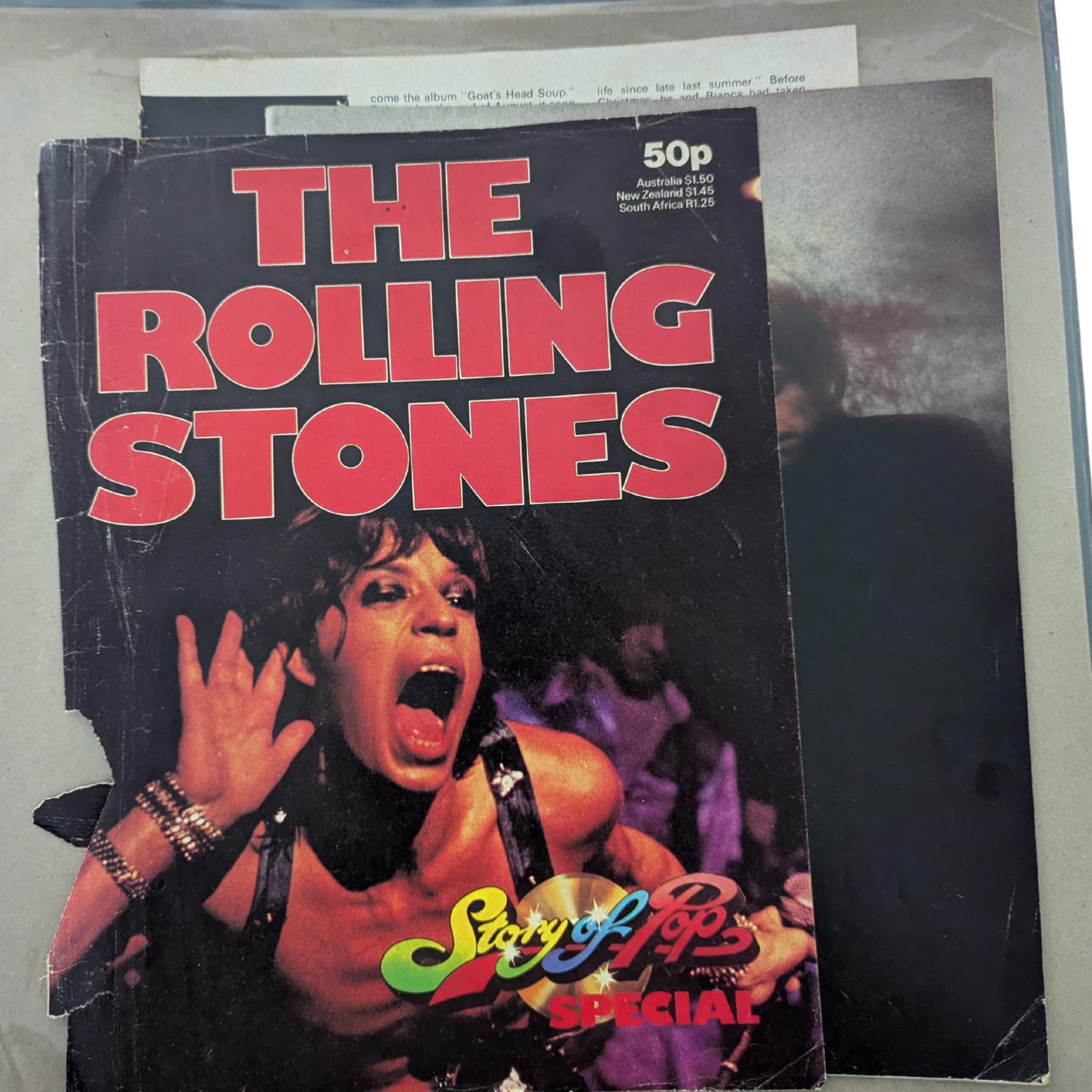 Rolling Stone - Story Of Pop Special 1974 Magazine