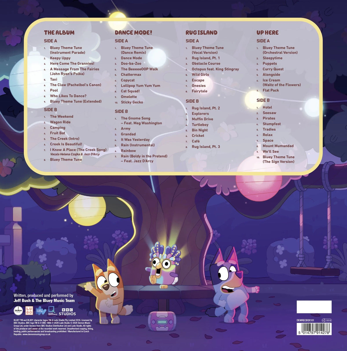 Bluey - The Album Box Set Coloured Vinyl 4LP