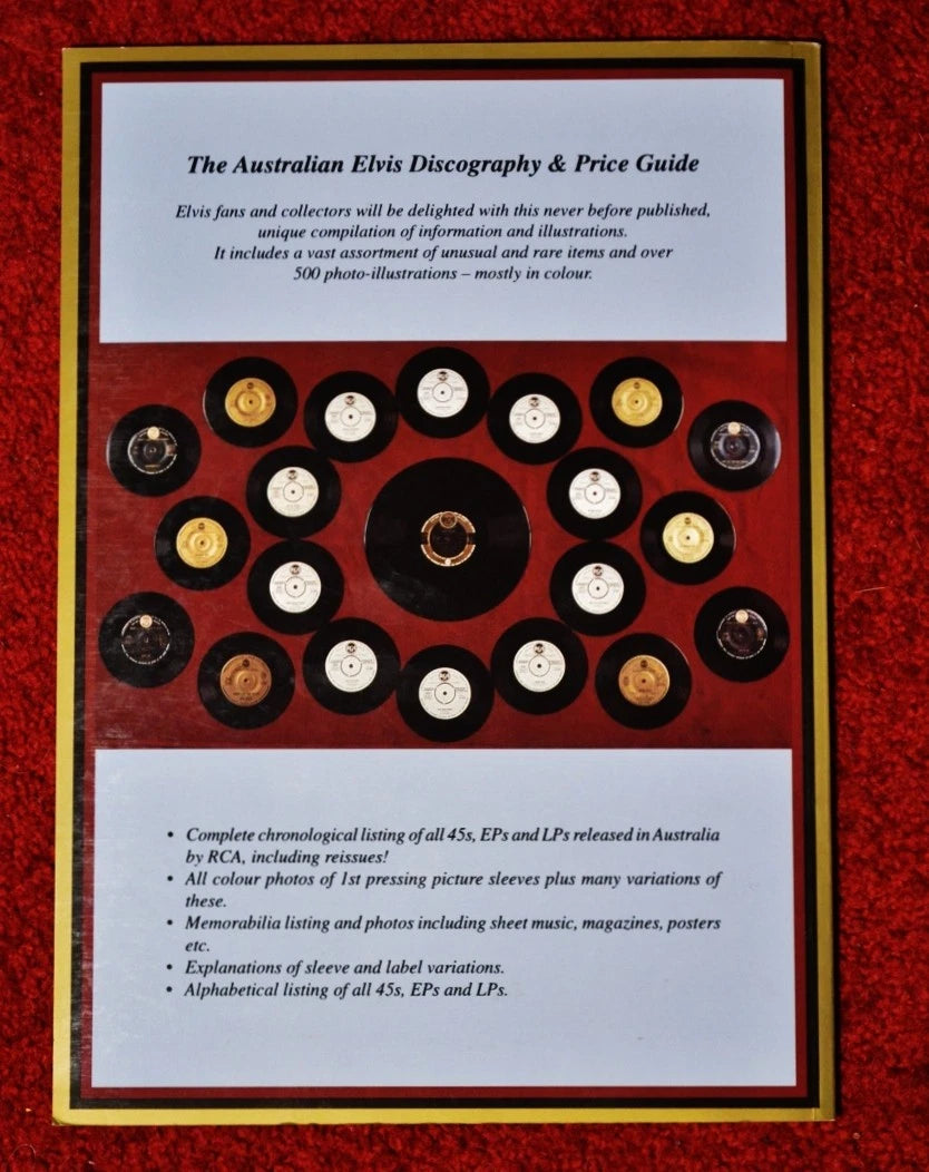Elvis Presley - The Australian Elvis Discography & Price Guide By Adrian Payne Book (1995)