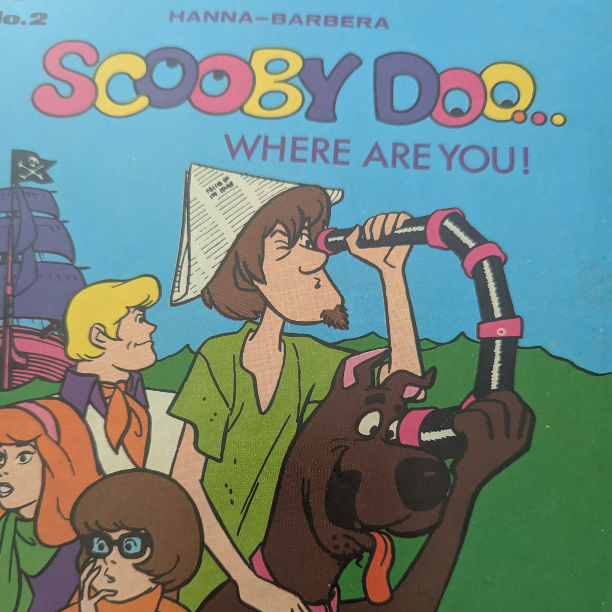 Scooby Doo - The Ghost Of Redbeard Circa 1970s Vintage Comic