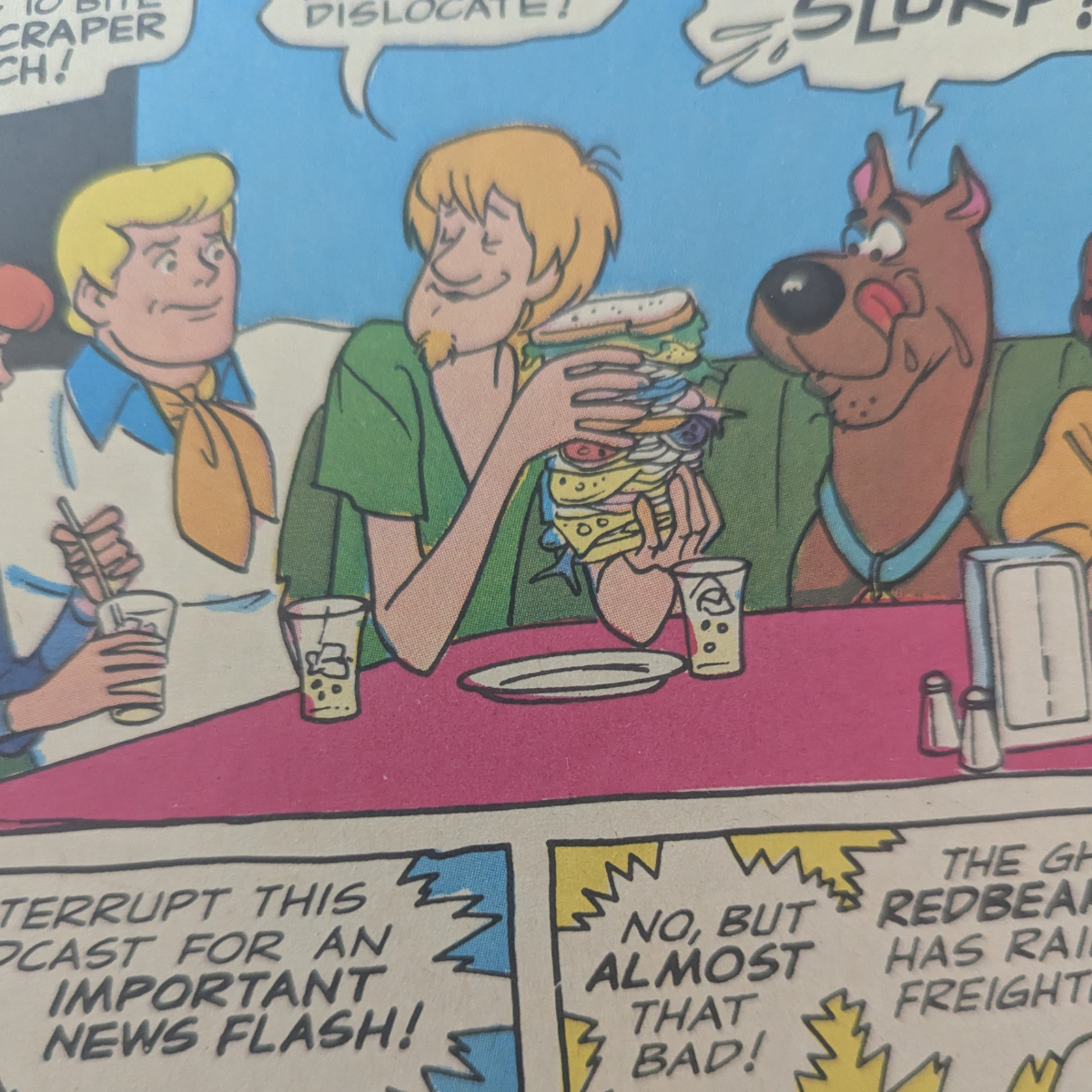 Scooby Doo - The Ghost Of Redbeard Circa 1970s Vintage Comic