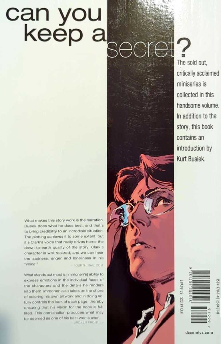 Kurt Busiek & Stuart Immonen - Superman: Secret Identity Complete Vols 1-4 Graphic Novel (2004)