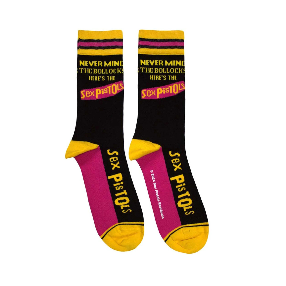 Sex Pistols - Never Mind Bollocks Stripes Unisex Ankle Socks