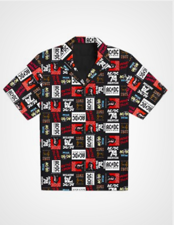 AC/DC - Tour Party Collared Shirt
