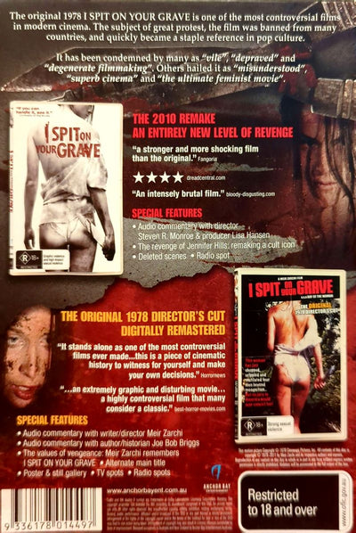 I Spit On Your Grave - 1978 Original & 2010 Remake 2DVD Boxset (Used)