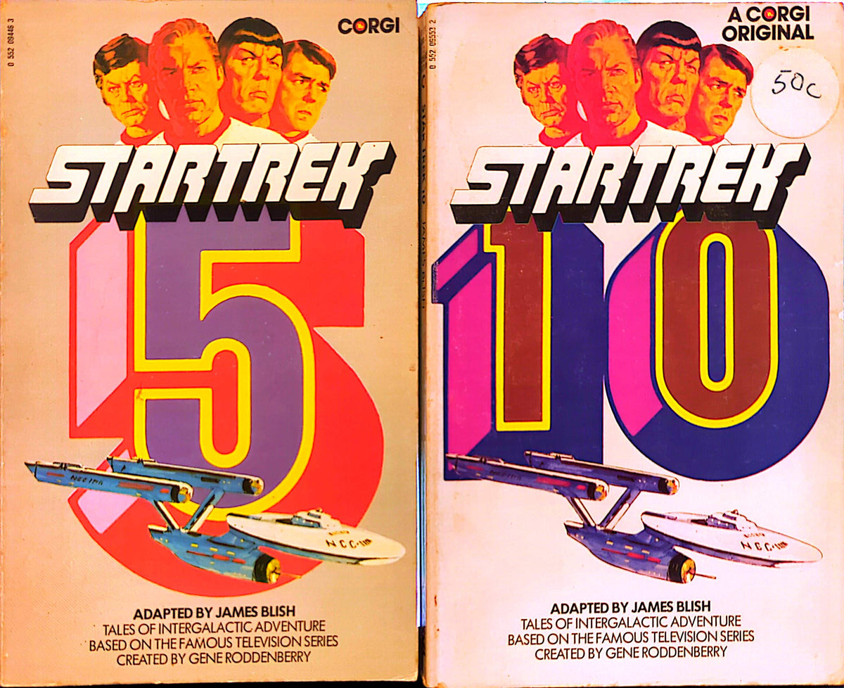 Star Trek - 2-Book Set By James Blish – Star Trek 5 / Star Trek 10