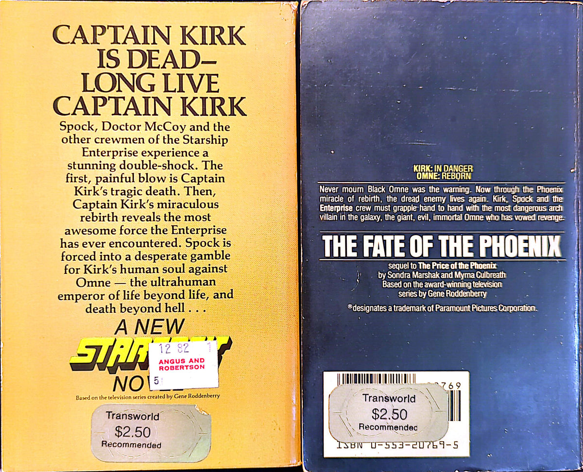 Star Trek - The Phoenix Novels 2-Book Set – The Price of the Phoenix / The Fate of the Phoenix