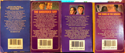 Star Trek - Pocket Novels 4-Book Set – The Abode of Life / The Wounded Sky / Corona / The Tears of the Singers