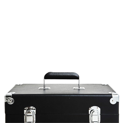 Retro Musique - Black PVC Record Storage case
