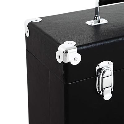 Retro Musique - Black PVC Record Storage case