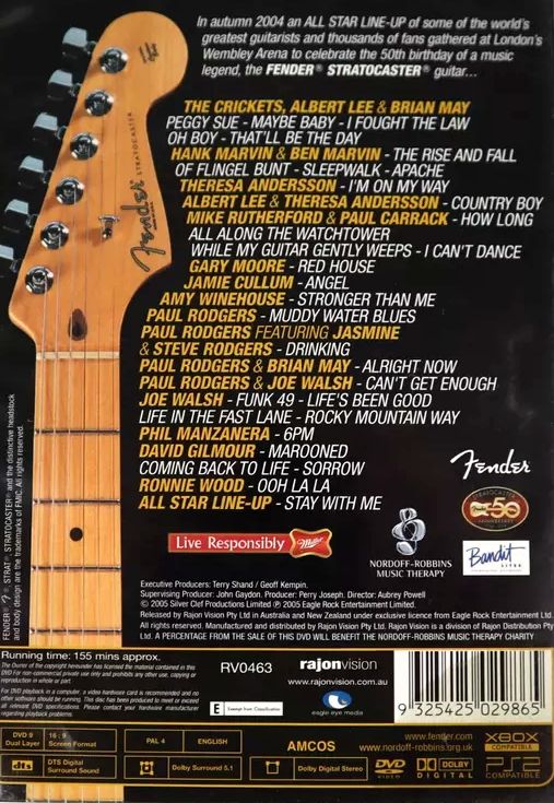 Various Artists – The Strat Pack Live In Concert DVD (Used)