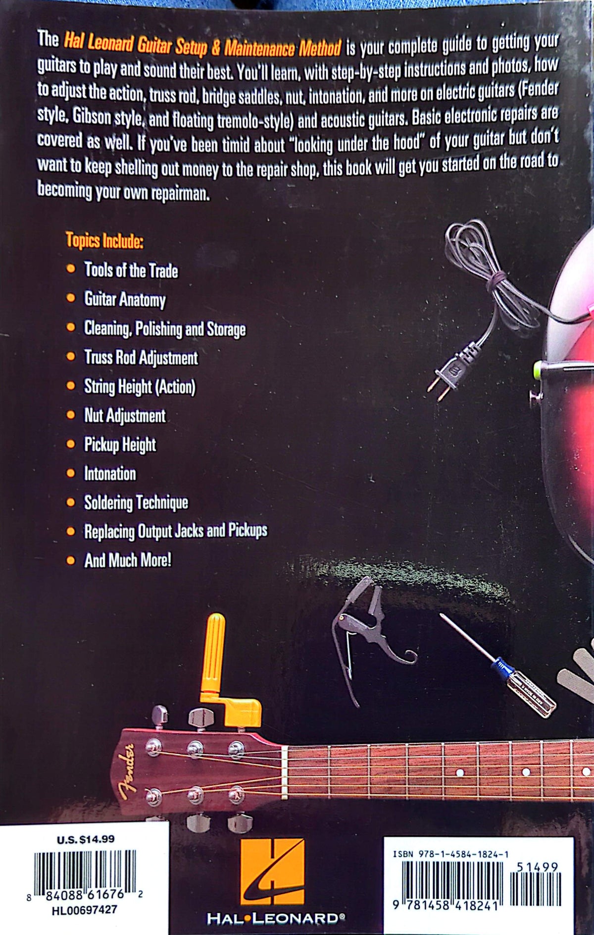 Guitar Setup & Maintenance By Chad Johnson Softcover Book (2012)