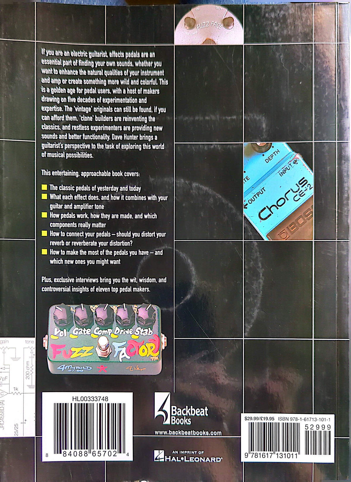 Guitar Effects Pedals - The Practical Handbook By Dave Hunter Book + CD (2013)