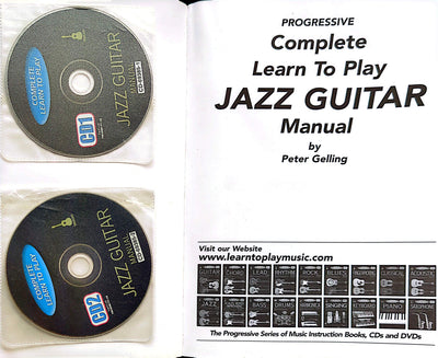Progressive Complete Learn To Play Jazz Guitar Manual By Peter Gelling Book + 2 CDs