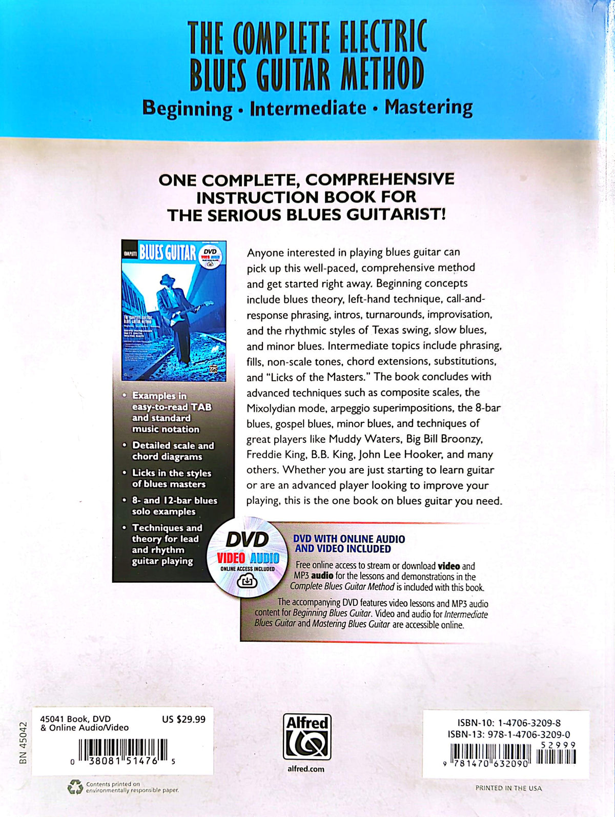 Complete Blues Guitar Method: Complete 2nd Edition By David Hamburger, Matt Smith & Wayne Riker SoftcoverBook + DVD