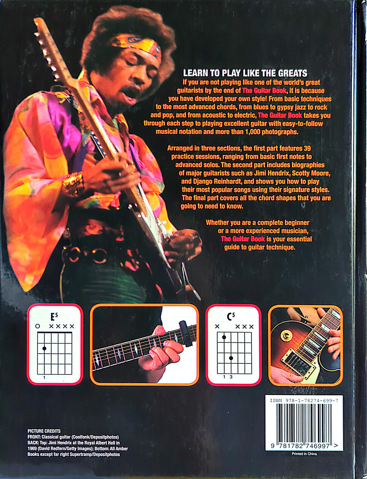 Guitar Book: The Ultimate Guide To Playing Like The Greats Hardcover Book (2020)