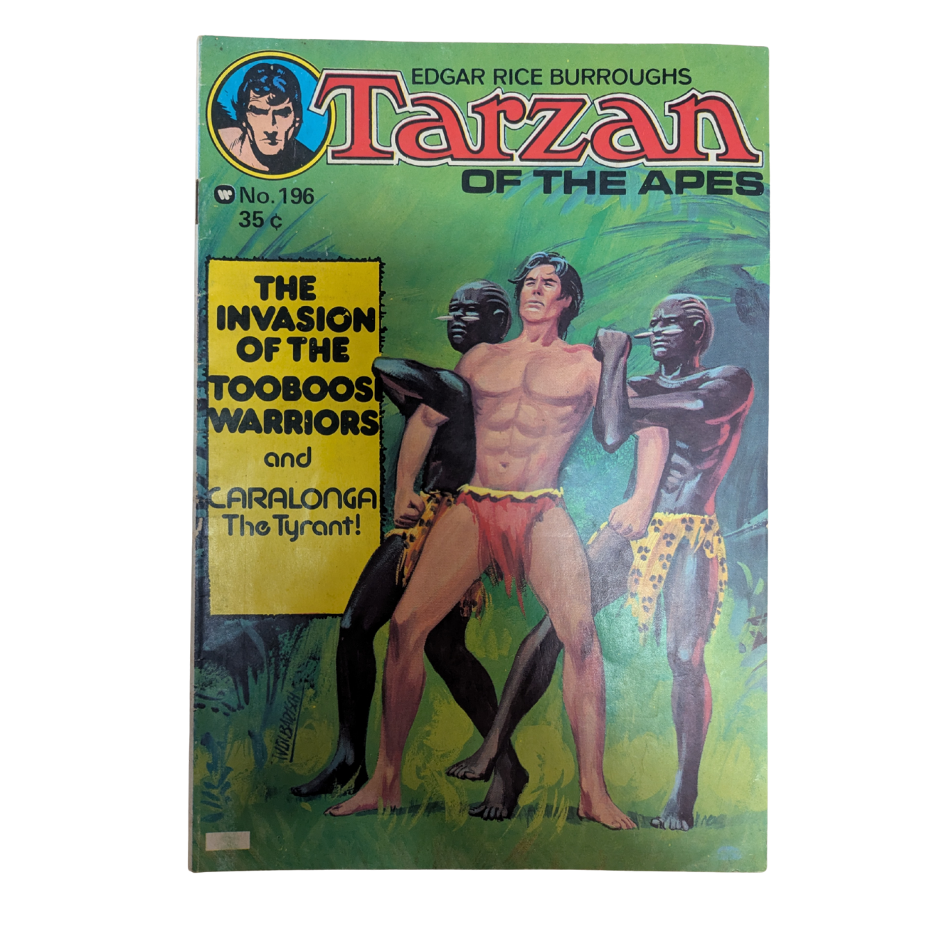 Tarzan Of The Apes - No 196, The Invasion Of The tooboosi Warriors Comic