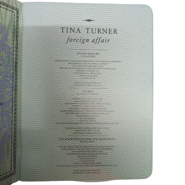 TINA TURNER foreign affair 貴重　限定品　CD Tina Turner-Foreign Affair (Deluxe CD/DVD Box) – Revin Records