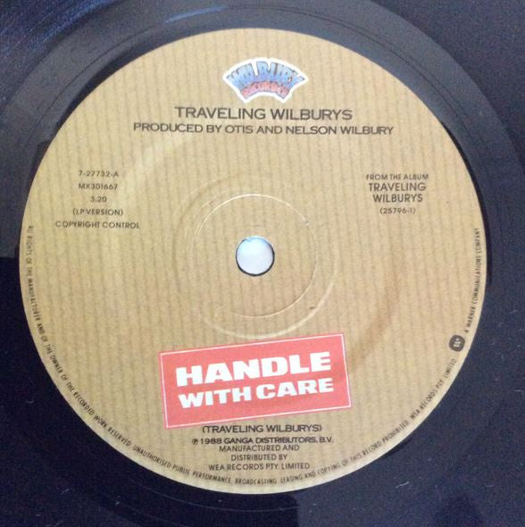 Traveling Wilburys – Handle With Care 7" Vinyl Single (Used)