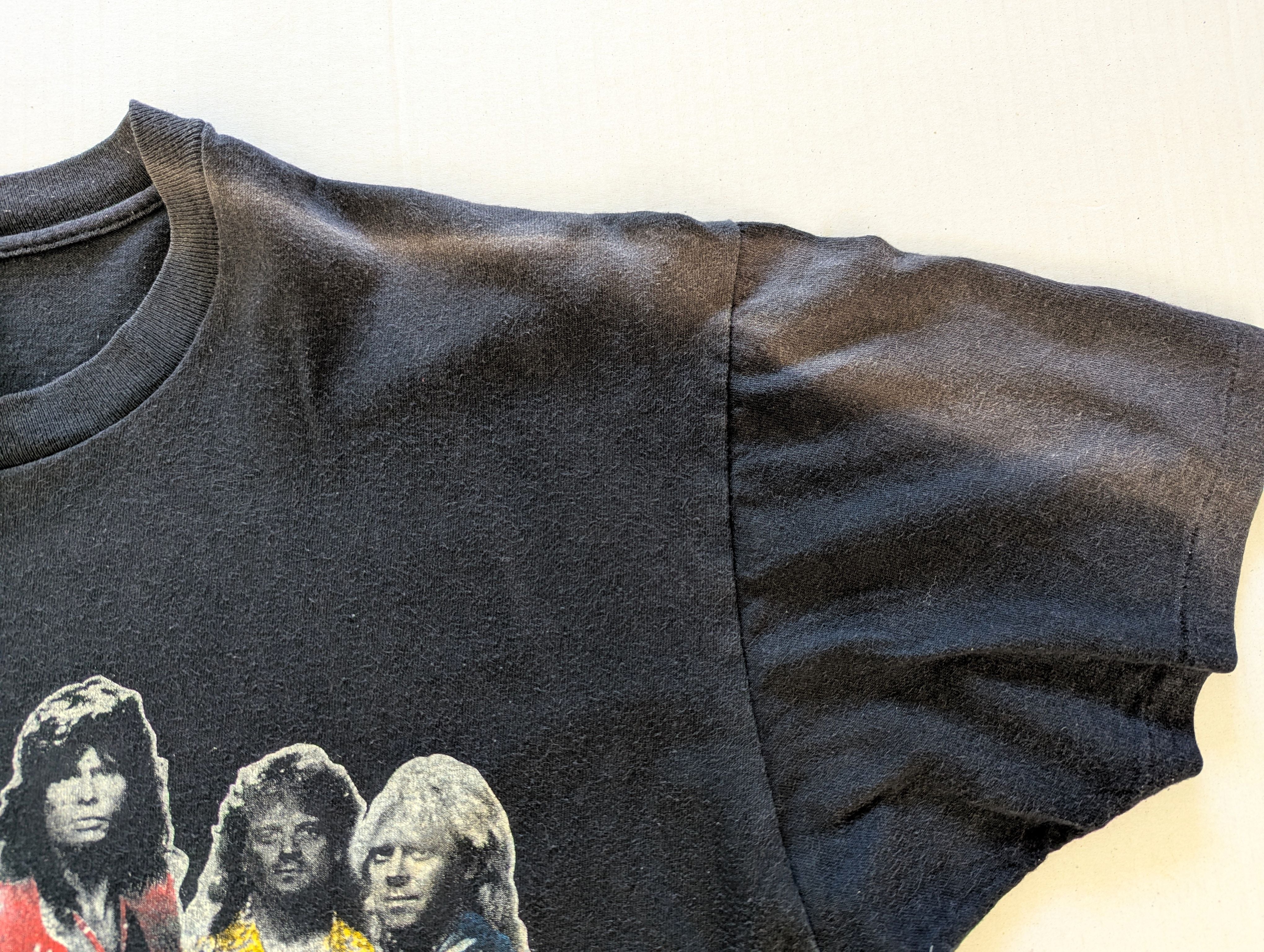 Aerosmith - Live In Concert 1990 With Skid Row Original Vintage US Concert T-Shirt Black Size XL