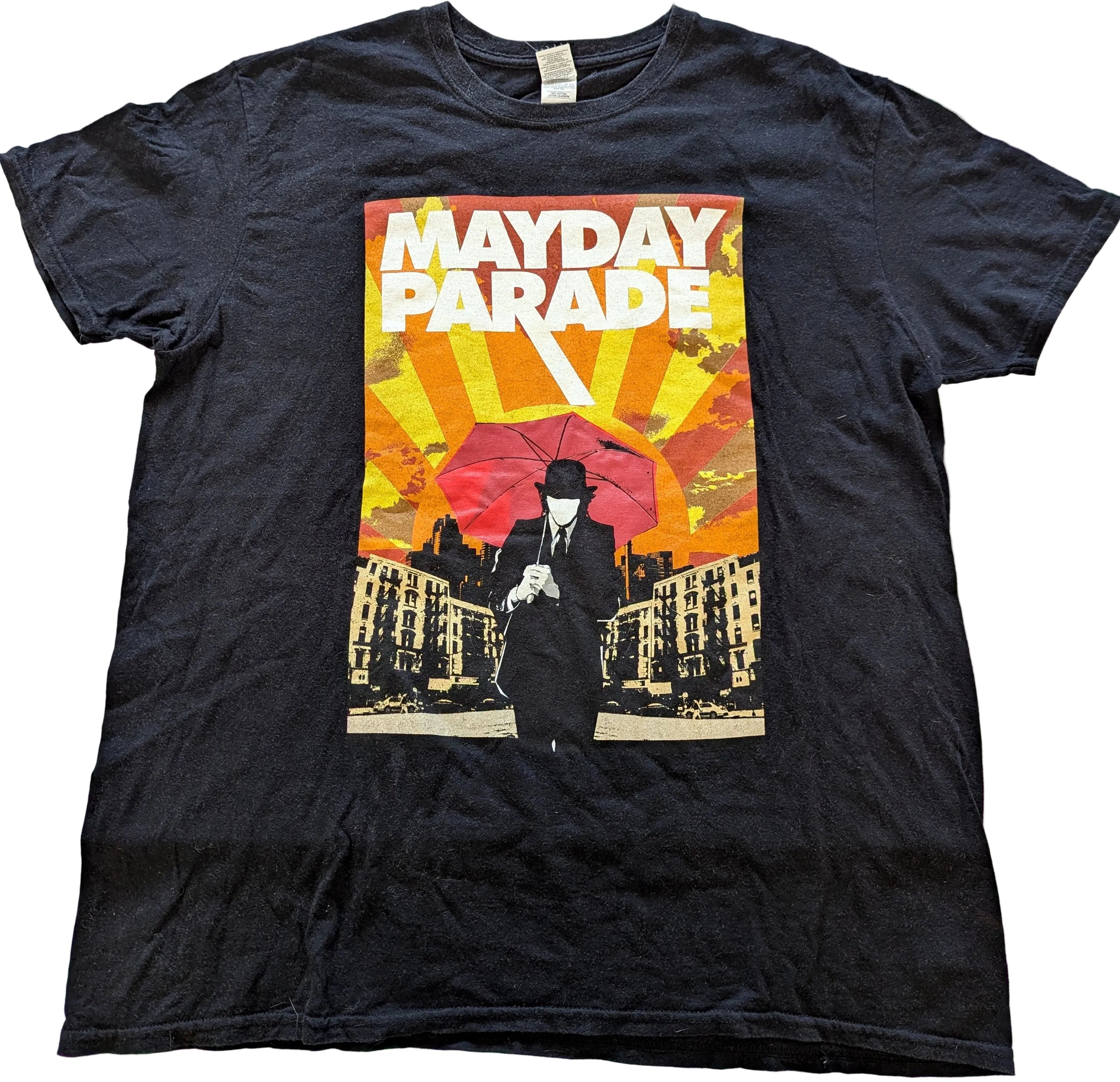 Mayday Parade - A Lesson In Romantics 10 Year Anniversary Tour 2017 Original Vintage Concert T-Shirt Black Size XL
