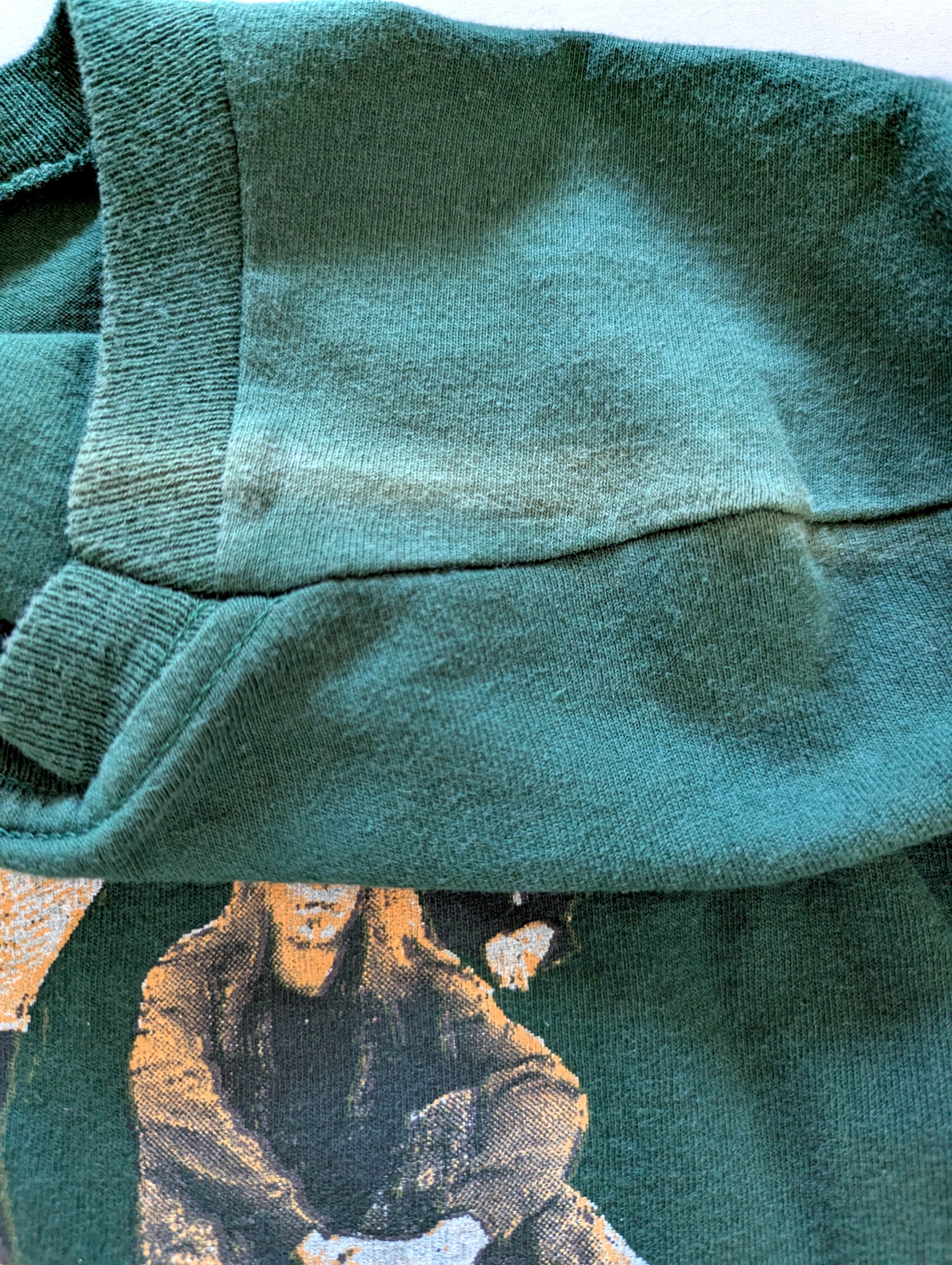 Skid Row - Subhuman Race Tour 1995 Original Vintage Concert Long Sleeve Shirt Green Size L