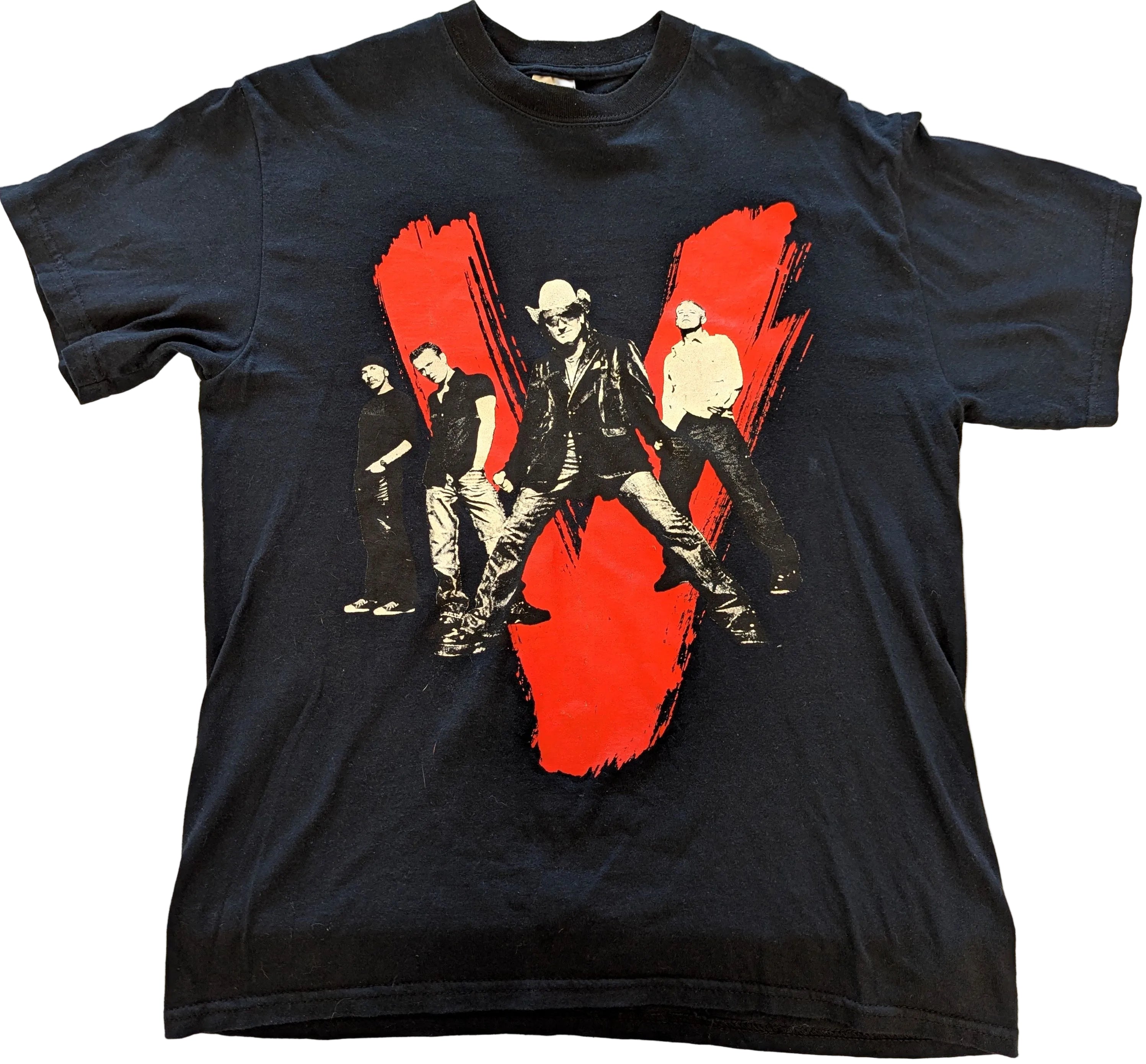 U2 - Vertigo 2006 Australia Tour Original Vintage Concert T-Shirt Black Size M