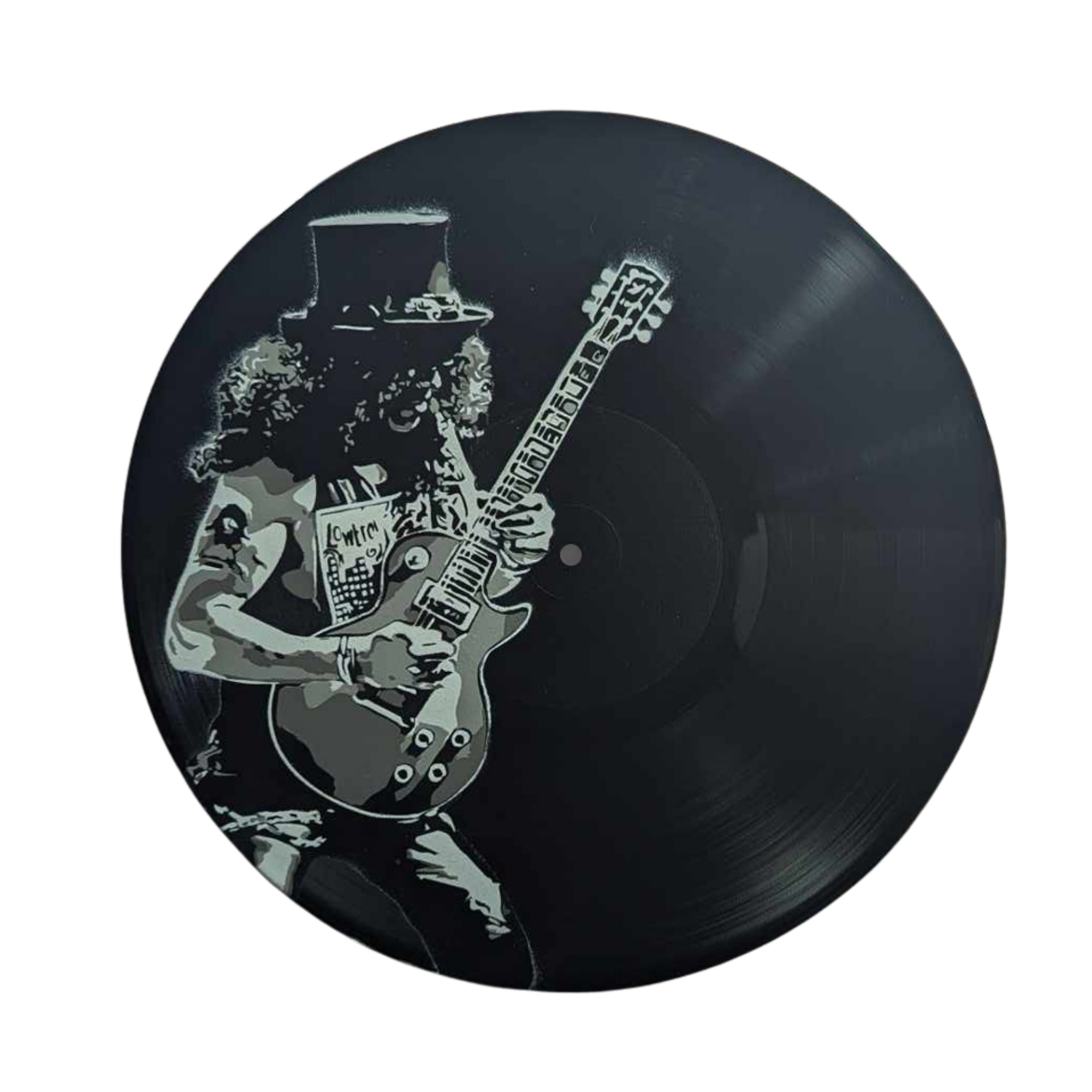 Vinyl Art - Slash Spray-Painted Art