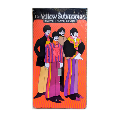 Beatles - Original 1968 Yellow Submarine Beatles Switchplate Cover